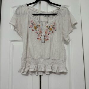 COPY - Aeropostale embroidered blouse